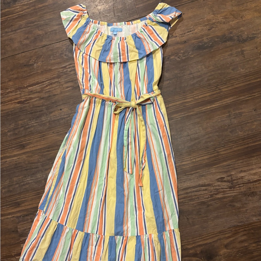 Draper James RSVP Multicolor Striped Maxi Dress Women’s sz Small